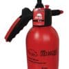 A red Rhino pressure spray bottle.