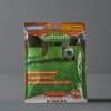 Grass seeds package labeled "Kirchhoffs Bermuda Grass Seeds" with an image of a soccer field.