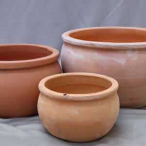 EAST BOWL FLAT RIM TERRACOTTA