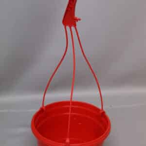 EMMA HANGING BOWL RED 20CM