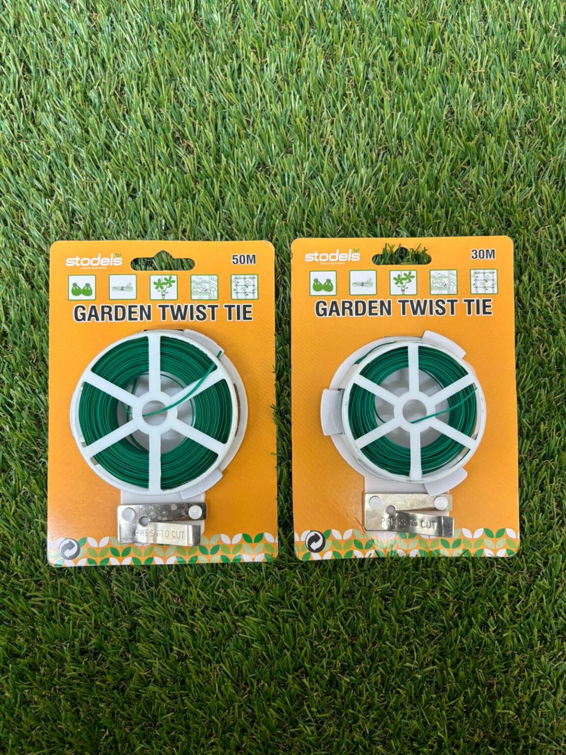 6 Rolls Garden Tie Green Tape - Twist Ties For Plants 1cm X60m Garden