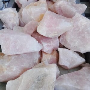 Pebble Rose Quartz Large 90-130MM