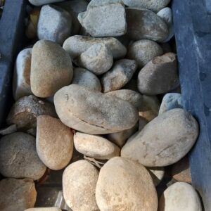 Pebble River Rocks White Small