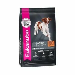 EUKANUBA ACTIVE ADVANTAGE MEDIUM BREED ADULT DRY DOG FOOD 9KG